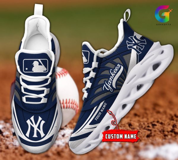 New York Yankees MLB Max Soul Shoes Sneakers For Men And Women