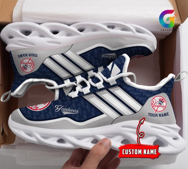 New York Yankees MLB Max Soul Shoes Sneakers For Men And Women