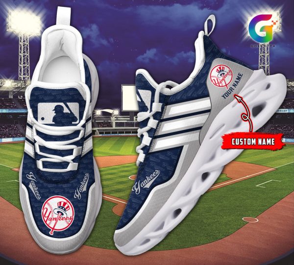 New York Yankees MLB Max Soul Shoes Sneakers For Men And Women
