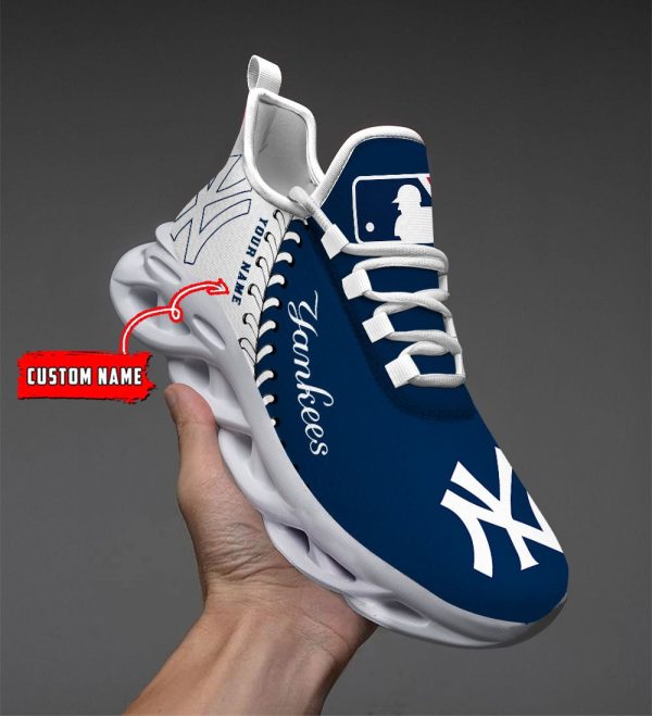 New York Yankees MLB Max Soul Shoes Sneakers For Men And Women