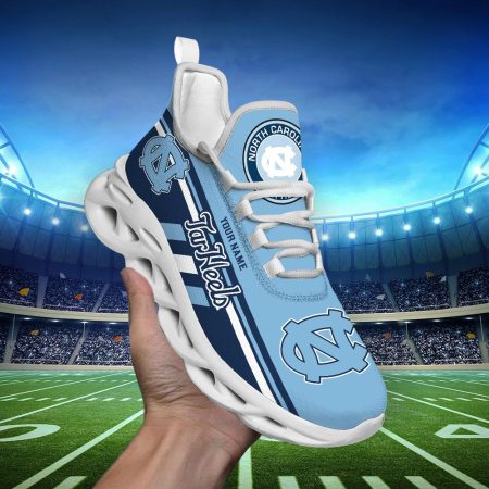 North Carolina Tar Heels Max Soul Shoes Sneakers For Men And Women