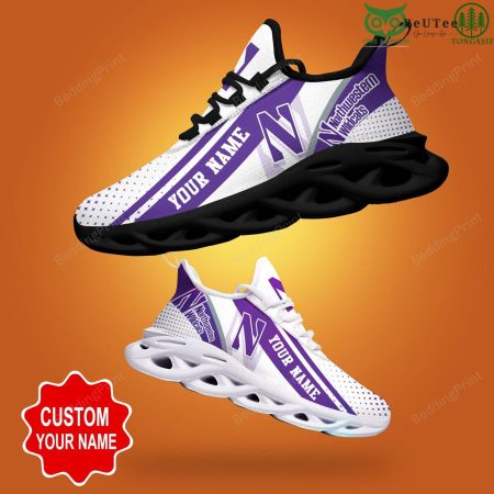 Northwestern Wildcats Max Soul Shoes Sneakers For Men And Women