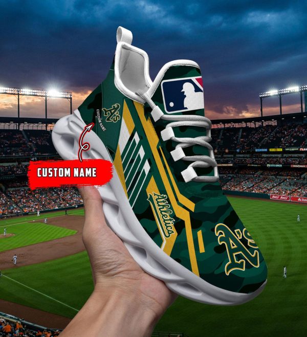 Oakland Athletics Max Soul Shoes Sneakers For Men And Women