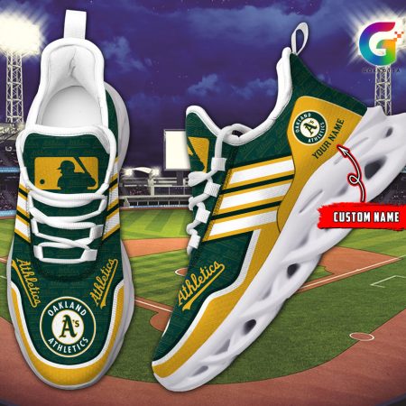 Oakland Athletics MLB Max Soul Shoes Sneakers For Men And Women