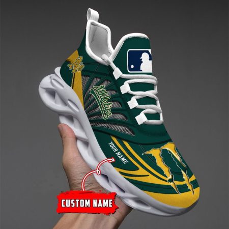 Oakland Athletics MLB Max Soul Shoes Sneakers For Men And Women