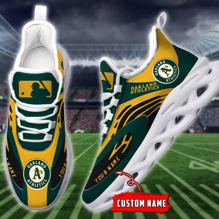 Oakland Athletics MLB Max Soul Shoes Sneakers For Men And Women