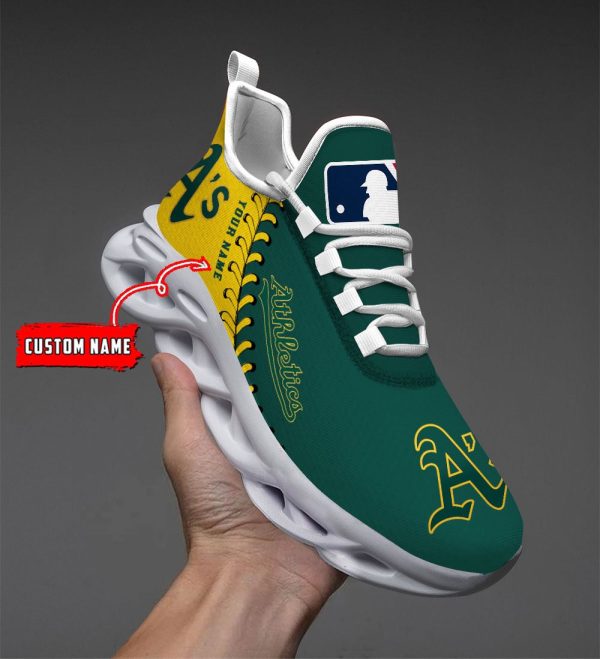 Oakland Athletics MLB Max Soul Shoes Sneakers For Men And Women