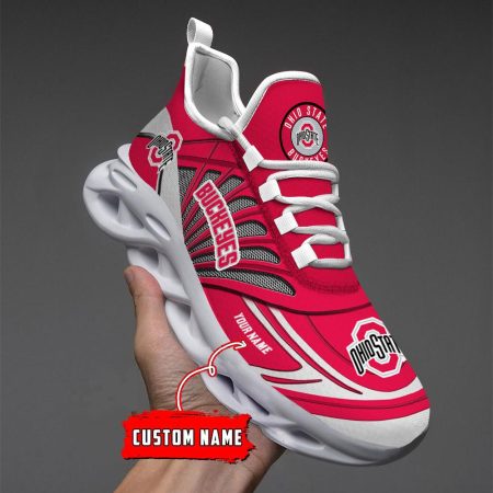 Ohio State Buckeyes Max Soul Shoes Sneakers For Men And Women