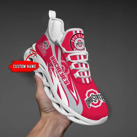 Ohio State Buckeyes Max Soul Shoes Sneakers For Men And Women