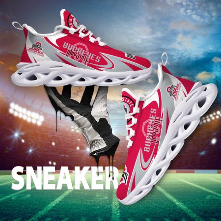 Ohio State Buckeyes Max Soul Shoes Sneakers For Men And Women