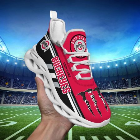Ohio State Buckeyes Max Soul Shoes Sneakers For Men And Women