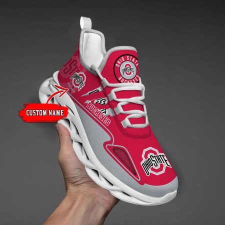 Ohio State Buckeyes Max Soul Shoes Sneakers For Men And Women