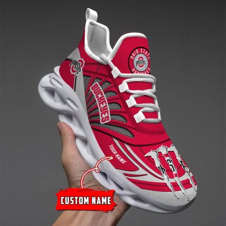 Ohio State Buckeyes Max Soul Shoes Sneakers For Men And Women