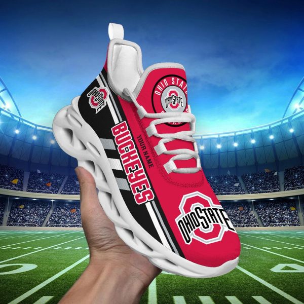 Ohio State Buckeyes Max Soul Shoes Sneakers For Men And Women