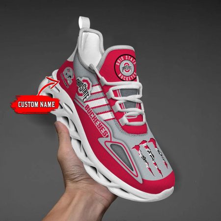 Ohio State Buckeyes Max Soul Shoes Sneakers For Men And Women