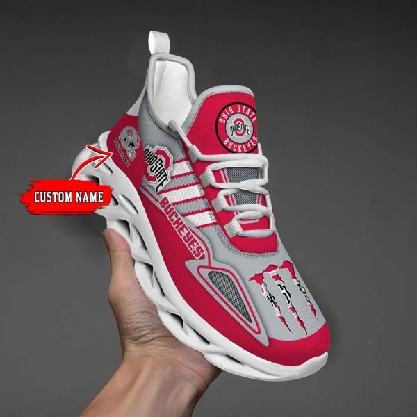 Ohio State Buckeyes Max Soul Shoes Sneakers For Men And Women