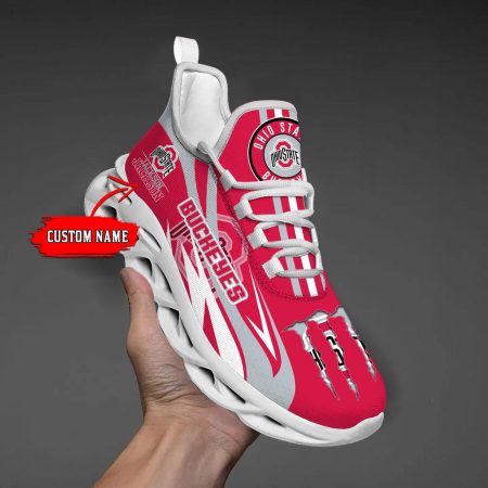 Ohio State Buckeyes Max Soul Shoes Sneakers For Men And Women