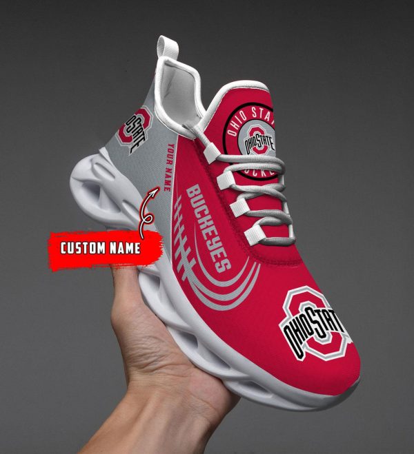 Ohio State Buckeyes Max Soul Shoes Sneakers For Men And Women