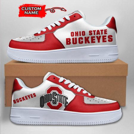 Ohio State Buckeyes NCAA Air Low-Top Sneakers Shoes For Men And Women
