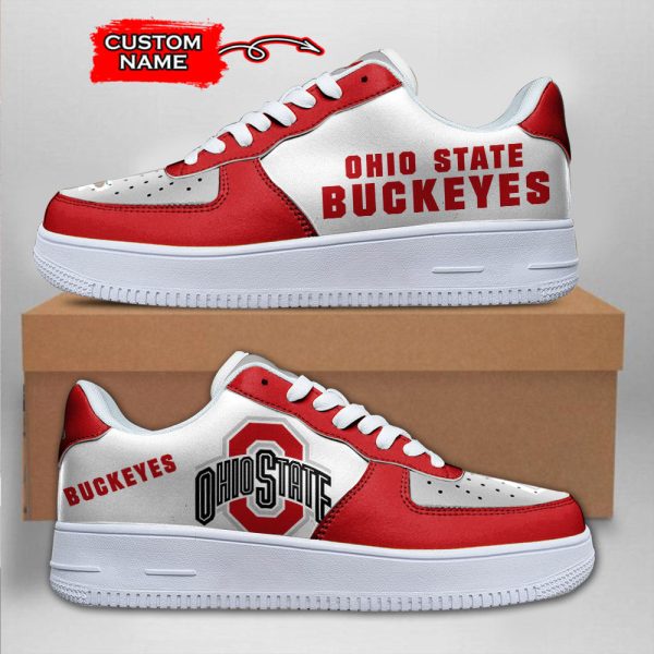 Ohio State Buckeyes NCAA Air Low-Top Sneakers Shoes For Men And Women