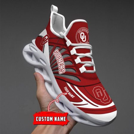 Oklahoma Sooners Max Soul Shoes Sneakers For Men And Women
