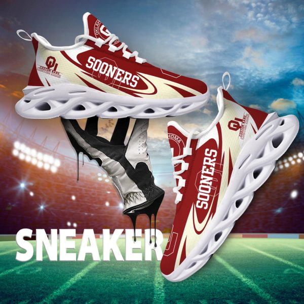Oklahoma Sooners Max Soul Shoes Sneakers For Men And Women