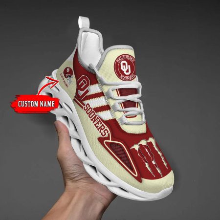 Oklahoma Sooners Max Soul Shoes Sneakers For Men And Women