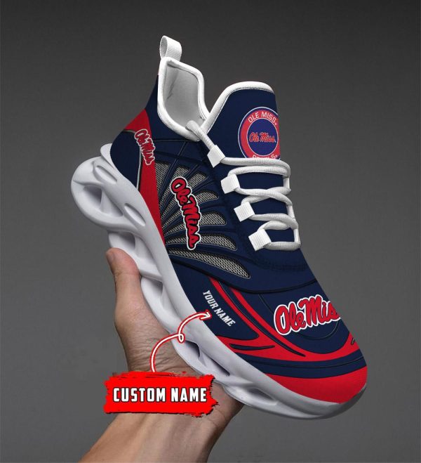 Ole Miss Rebels Max Soul Shoes Sneakers For Men And Women