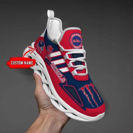 Ole Miss Rebels Max Soul Shoes Sneakers For Men And Women