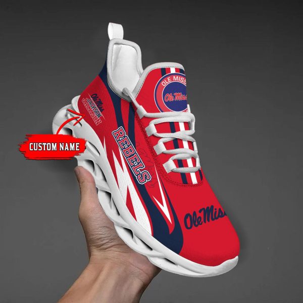 Ole Miss Rebels Max Soul Shoes Sneakers For Men And Women