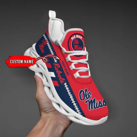 Ole Miss Rebels Max Soul Shoes Sneakers For Men And Women