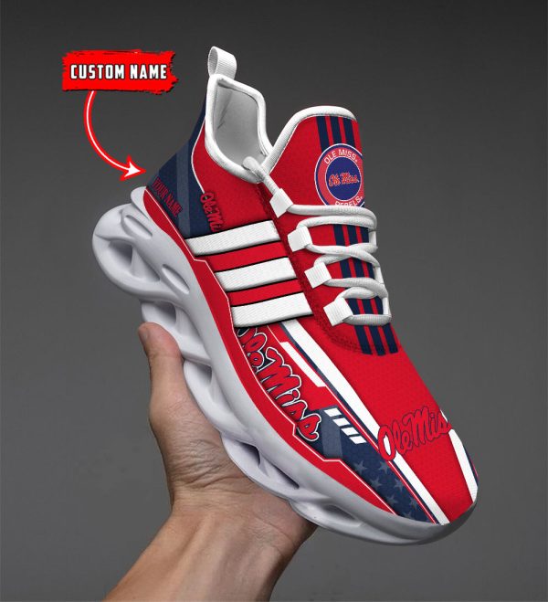 Ole Miss Rebels Max Soul Shoes Sneakers For Men And Women