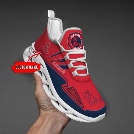 Ole Miss Rebels Max Soul Shoes Sneakers For Men And Women