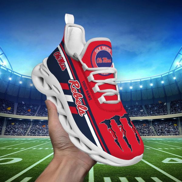 Ole Miss Rebels Max Soul Shoes Sneakers For Men And Women