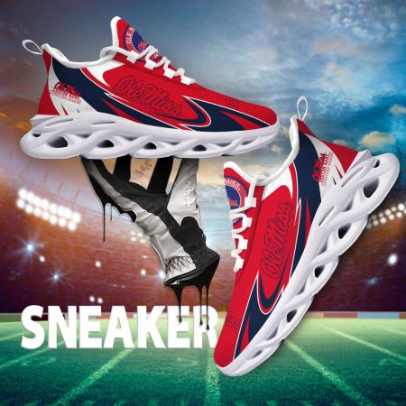 Ole Miss Rebels Max Soul Shoes Sneakers For Men And Women