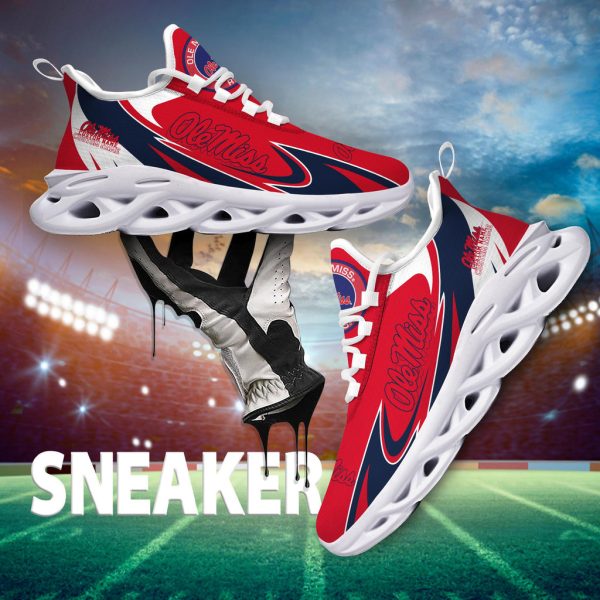 Ole Miss Rebels Max Soul Shoes Sneakers For Men And Women
