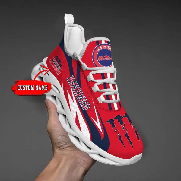Ole Miss Rebels Max Soul Shoes Sneakers For Men And Women