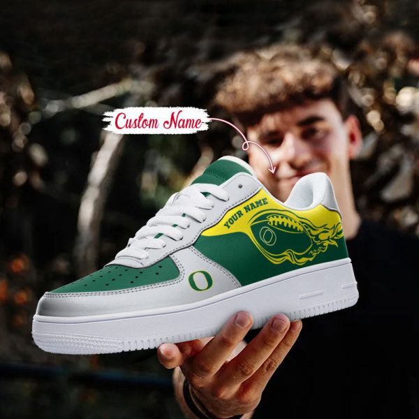 Oregon Ducks NCAA Air Low-Top Sneakers Shoes For Men And Women