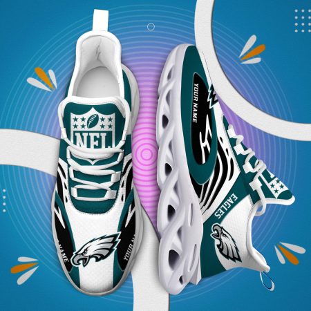 Philadelphia Eagles Max Soul Shoes Sneakers For Men And Women