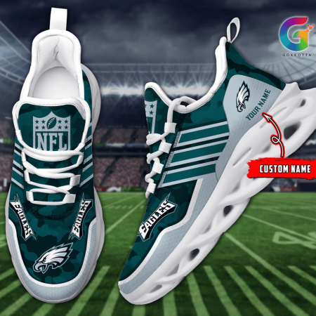 Philadelphia Eagles Max Soul Shoes Sneakers For Men And Women