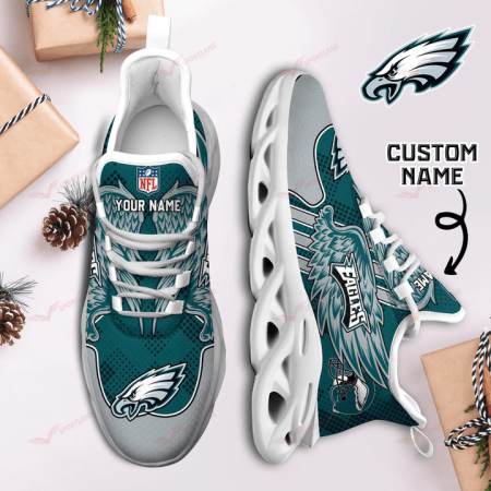 Philadelphia Eagles NFL Max Soul Shoes Sneakers For Men And Women
