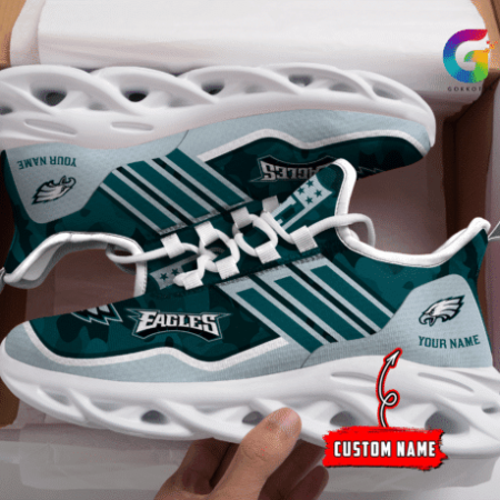 Philadelphia Eagles NFL Max Soul Shoes Sneakers For Men And Women