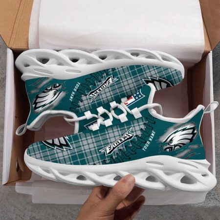 Philadelphia Eagles NFL Max Soul Shoes Sneakers For Men And Women