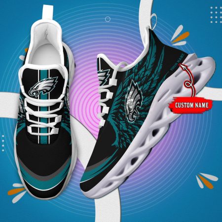 Philadelphia Eagles NFL Max Soul Shoes Sneakers For Men And Women