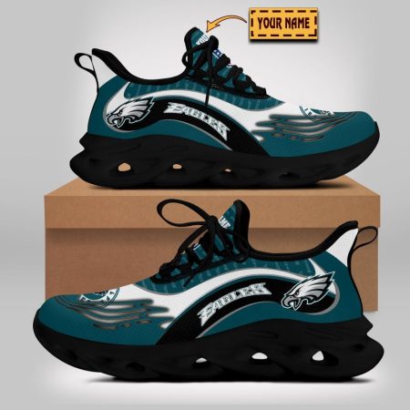 Philadelphia Eagles NFL Max Soul Shoes Sneakers For Men And Women