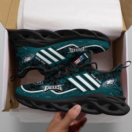 Philadelphia Eagles NFL Max Soul Shoes Sneakers For Men And Women