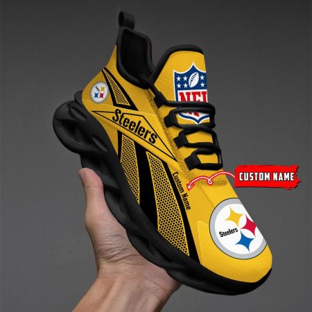 Pittsburgh Steelers Max Soul Shoes Sneakers For Men And Women