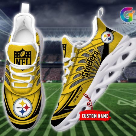 Pittsburgh Steelers Max Soul Shoes Sneakers For Men And Women