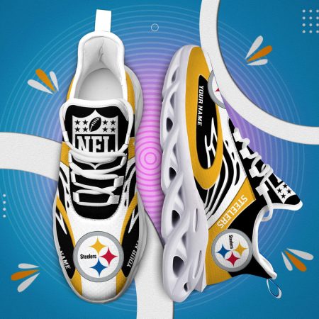 Pittsburgh Steelers Max Soul Shoes Sneakers For Men And Women