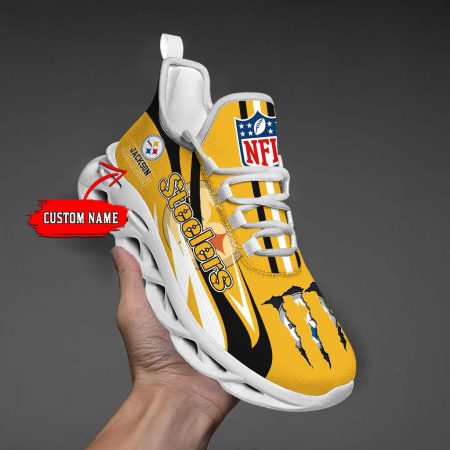 Pittsburgh Steelers Max Soul Shoes Sneakers For Men And Women